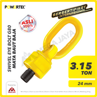 Swivel Eye Bolt / Mata Baut M24 - 3.15 Ton POWERTEC