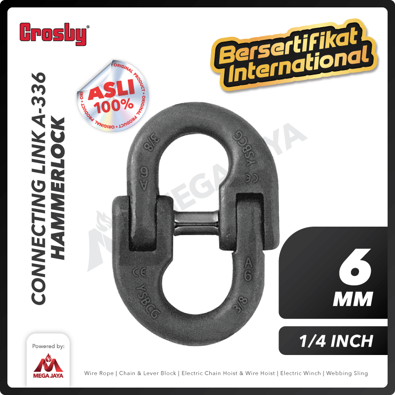 Connecting Link / Hammerlock A-336 6mm - 1/4" CROSBY
