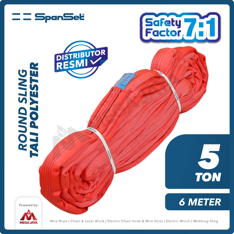 Round Sling / Roundsling 5 Ton x 6 Meter SPANSET