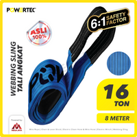 Webbing Sling Belt / Tali Angkat 16 Ton x 8 Meter POWERTEC Double Ply