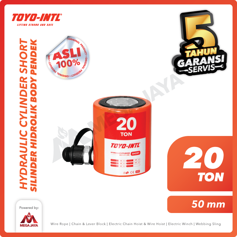 Hydraulic Cylinder Short / Silinder Hidraulik Body Pendek 20 Ton TOYO-INTL