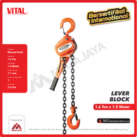 Lever Block / Lever Hoist 1.6 Ton x 1.5 Meter VITAL