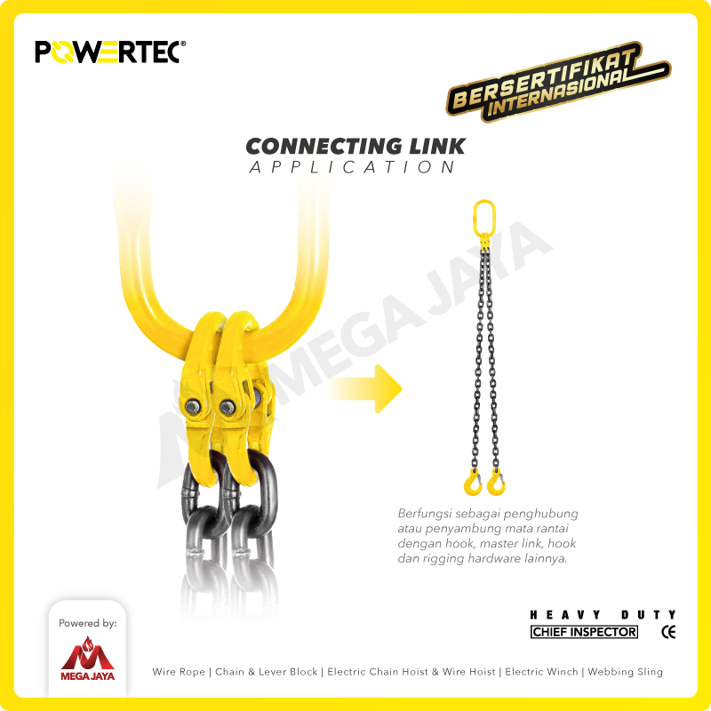 Connecting Link / Hammerlock A-337 16mm - 8 Ton - 5/8" POWERTEC
