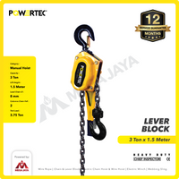 Lever Block / Lever Hoist 3 Ton x 1.5 Meter POWERTEC
