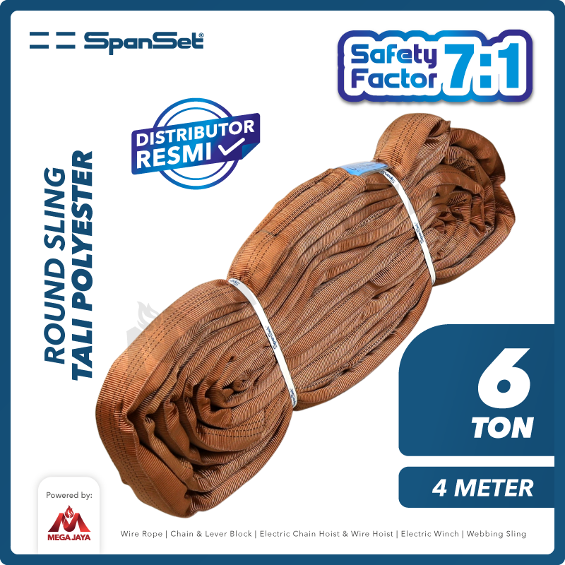 Round Sling / Roundsling 6 Ton x 4 Meter SPANSET