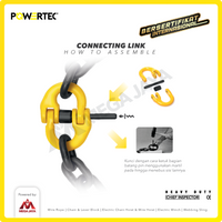 Connecting Link / Hammerlock A-337 26mm - 21 Ton - 1" POWERTEC
