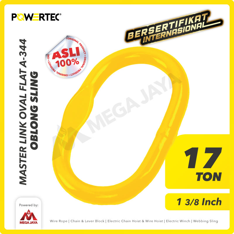 Master Link Oval Flat A-344 1-3/8" POWERTEC