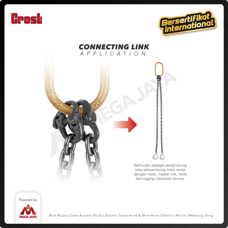Connecting Link / Hammerlock A-336 6mm - 1/4" CROSBY