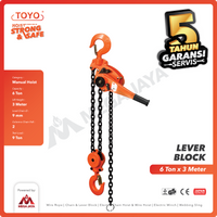 Lever Block / Lever Hoist 6 Ton x 3 Meter TOYO