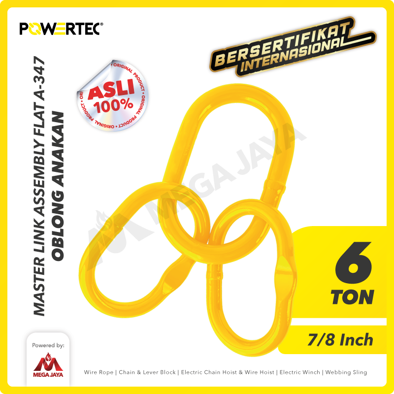 Master Link Assembly Flat A-347 7/8" POWERTEC
