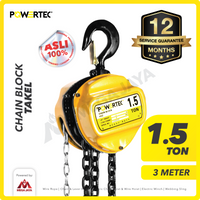 Chain Block / Takel 1.5 Ton x 3 Meter POWERTEC