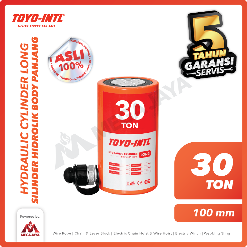 Hydraulic Cylinder Long / Silinder Hidraulik Body Panjang 30 Ton TOYO-INTL