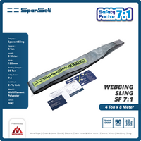 Webbing Sling Belt / Tali Angkat 4 Ton x 8 Meter SPANSET