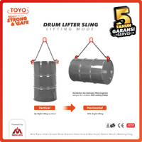 Drum Lifter / Pengangkut Drum Rantai 1 Ton x 0.5 Meter TOYO
