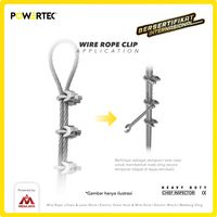 Wire Rope Clip / Klem Seling Kuku Macan Galv 32mm Bulldog POWERTEC