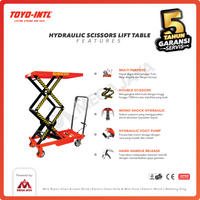 Hydraulic Scissors Lift Table / Meja Hidrolik 500 Kg x 1.3 M TOYO