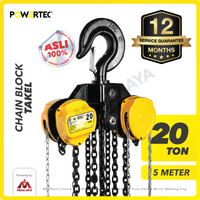 Chain Block / Takel 20 Ton x 5 Meter POWERTEC