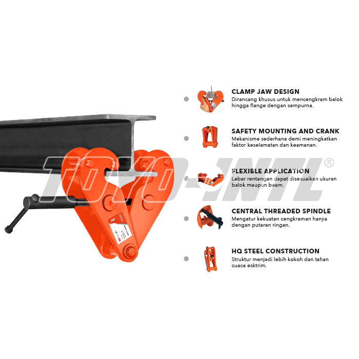 Beam Clamp Toyo 1 Ton
