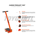Cargo Trolley 180 Degree 12 Ton + Handle
