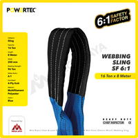 Webbing Sling Belt / Tali Angkat 16 Ton x 8 Meter POWERTEC Double Ply