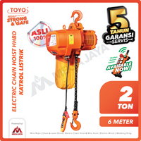 Electric Chain Hoist 2 Ton  x 6 Meter HHBD Series TOYO