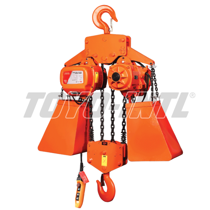 Electric Chain Hoist 3F Toyo HHBD10-04 10 Ton x 6 Meter (11,2Milimeter)