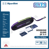 Webbing Sling Belt / Tali Angkat 1 Ton x 10 Meter SPANSET