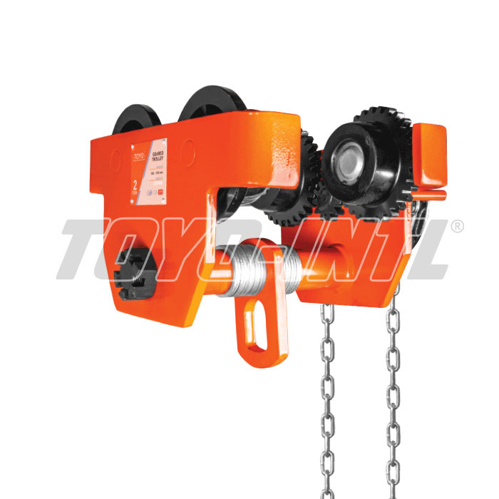 Geared Trolley Toyo GCL 2 Ton x 3 Meter (New)