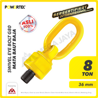 Swivel Eye Bolt / Mata Baut M36 - 8 Ton POWERTEC