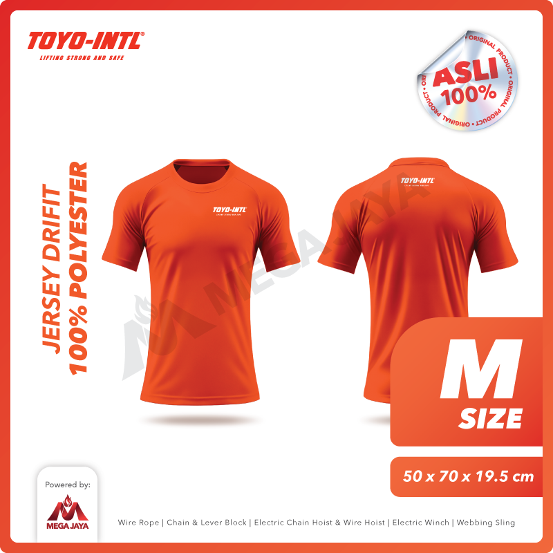 Jersey Drifit / Kaos Olahraga Pria Wanita / Sport Dryfit Jersey Drifit TOYO-INTL