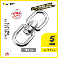 Swivel SS 304 / Kili kili 5mm - 3/16" POWERTEC