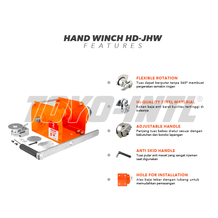 Hand Winch HD 1 Ton