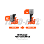 Hydraulic Toe Jack Toyo 10 T