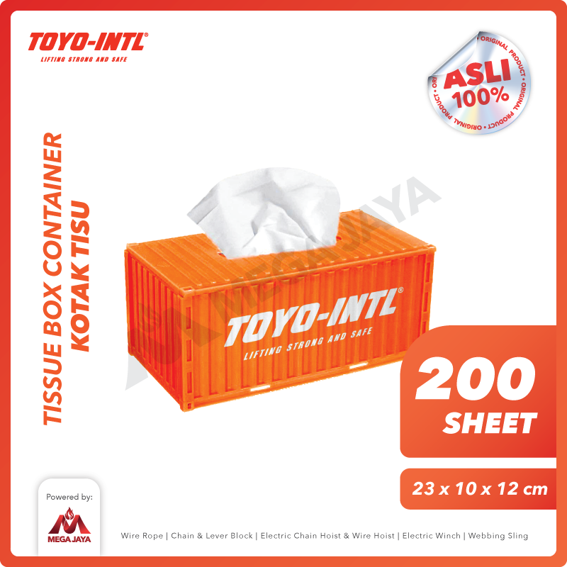 Container Tissue Box / Kotak Tisu Kontainer TOYO-INTL
