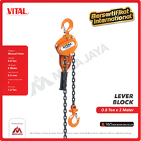 Lever Block / Lever Hoist 0.8 Ton x 3 Meter VITAL