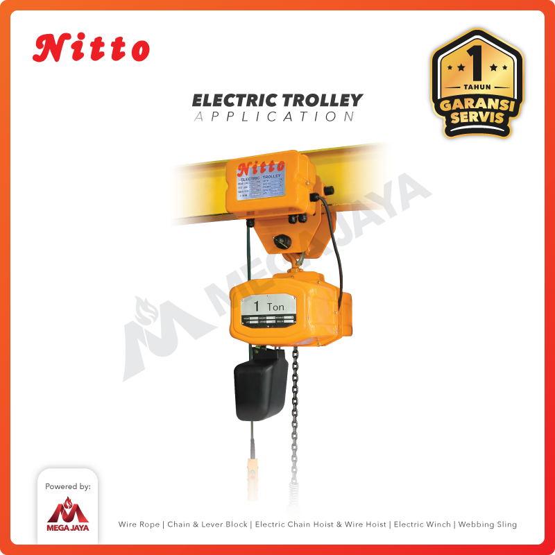 Electric Trolley Girder 1 Ton NITTO