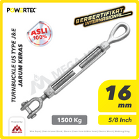 Turnbuckle / Jarum Keras US Type Jaw & Eye 5/8" x 9" Span POWERTEC
