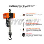 Mini Electric Chain Hoist MNTE 1F Toyo 300 Kg x 3 M