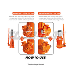 Mechanical Screw Jack Toyo QL100 100 T + Handle