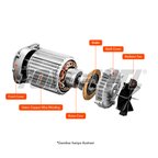 Mini Electric Hoist 1F Toyo 150-300 Kg x 20 Meter