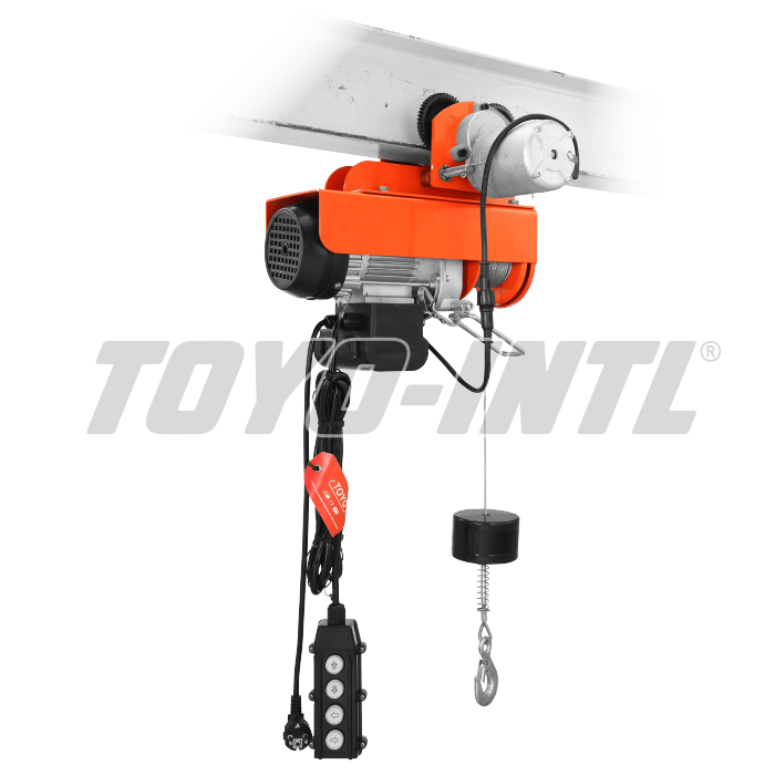 Mini Electric Hoist 1F Toyo Set 150-300 Kg x 20 Meter (Dengan Trolley)