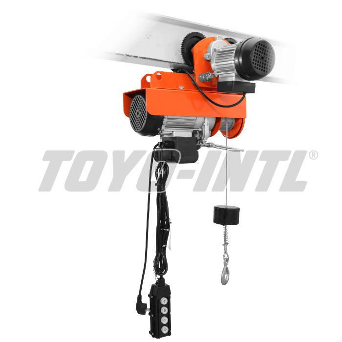 Mini Electric Hoist 1F Toyo Set 300-600 Kg x 20 Meter (Dengan Trolley)