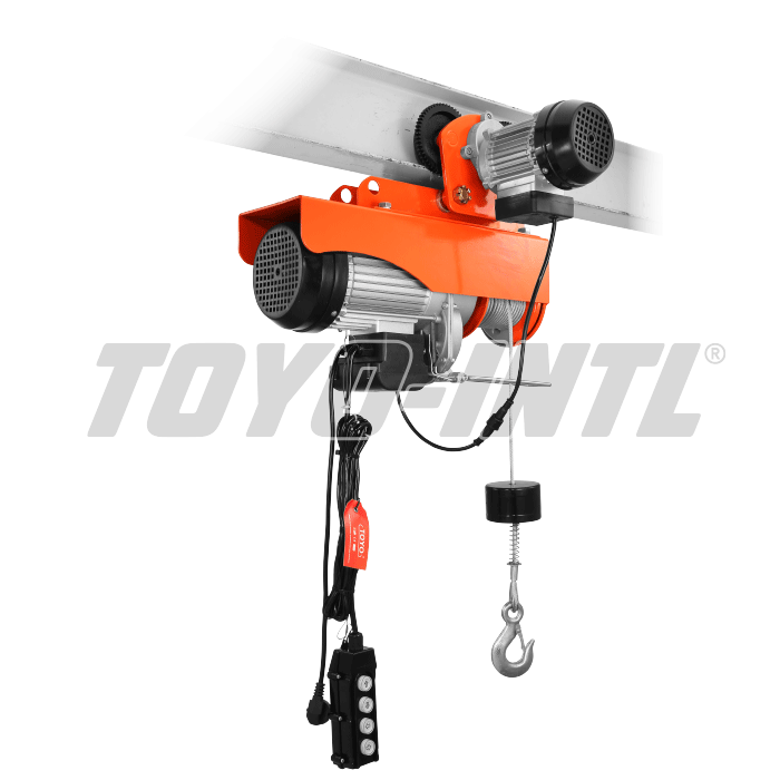 Mini Electric Hoist 1F Toyo Set 600-1200 Kg x 20 Meter (Dengan Trolley)