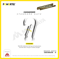 Carabiner / Karabiner Galvanized - 4mm POWERTEC