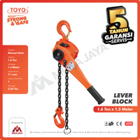 Lever Block / Lever Hoist 1.6 Ton x 1.5 Meter TOYO