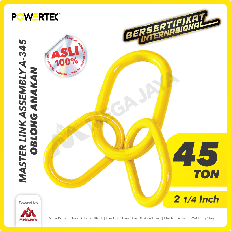 Master Link Assembly A-345 45 Ton - 2-1/4" POWERTEC
