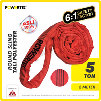 Round Sling / Roundsling 5 Ton  x 2 Meter POWERTEC Double Jacket