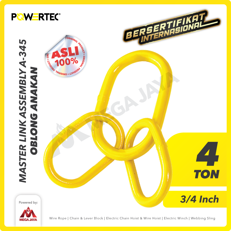 Master Link Assembly A-345 4.7 Ton - 3/4" POWERTEC