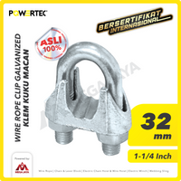 Wire Rope Clip / Klem Seling Kuku Macan Galv 30-32mm - 1-1/4" POWERTEC