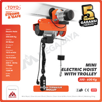 Mini Electric Hoist Trolley set / Katrol Listrik 300/600Kg x 20M TOYO